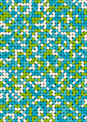 Abstract Geometric Pattern generative computational art illustration