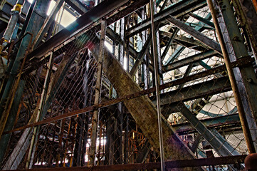 炭鉱施設　第一立坑櫓