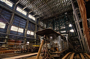 炭鉱施設　第一立坑櫓