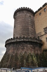 Fototapeta na wymiar Napoli - Torre Beverello del Castel Nuovo