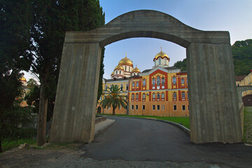 Christian monastery in New Athos.