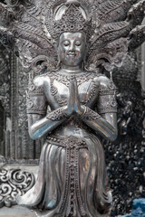 Statue in the Entrance at Wat Sri Suphan in Chiang Mai