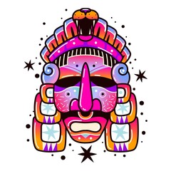 Maya culture mask