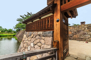 初夏の松代城の太鼓門