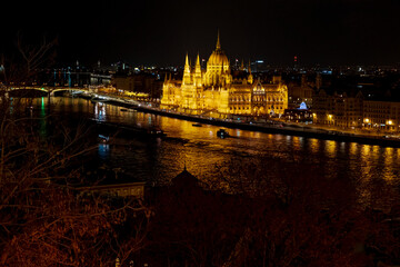 Obraz premium ブダペストの夜景