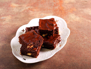White chocolate brownies