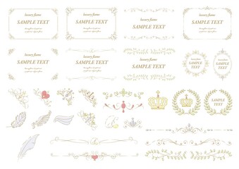 エレガントフレームセット03-01