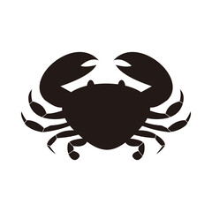 Crab icon vector illustration sign