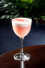 cocktail with strawberry