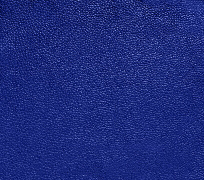 Royal blue leather texture background surface
