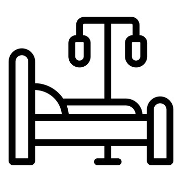 recommend clip art: 
                    An icon design of patient bed, editable vector 
                    