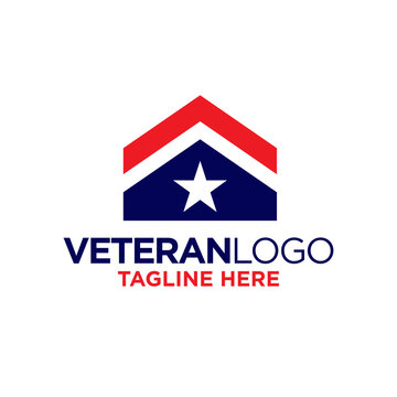 Veteran Logo Design Template Inspiration, Vector Illustration.