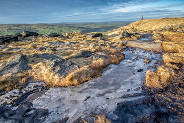 Scenery around calderdale in west yorkshire 