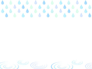 雨の日のフレーム