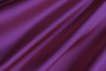 シルクのドレープ　紫