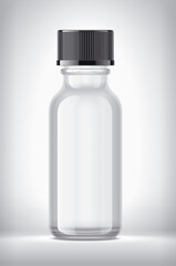 Pharmaceutical bottle on background. 