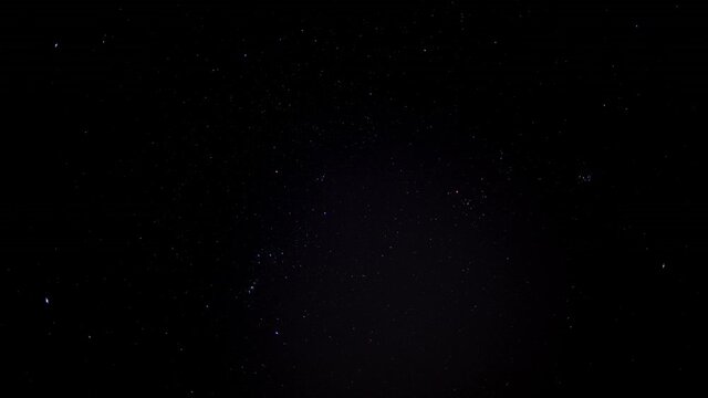 nightscape, night full of stars, constellation orion, constellation taurus and the pleiades