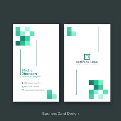 simple business card design  premium vector