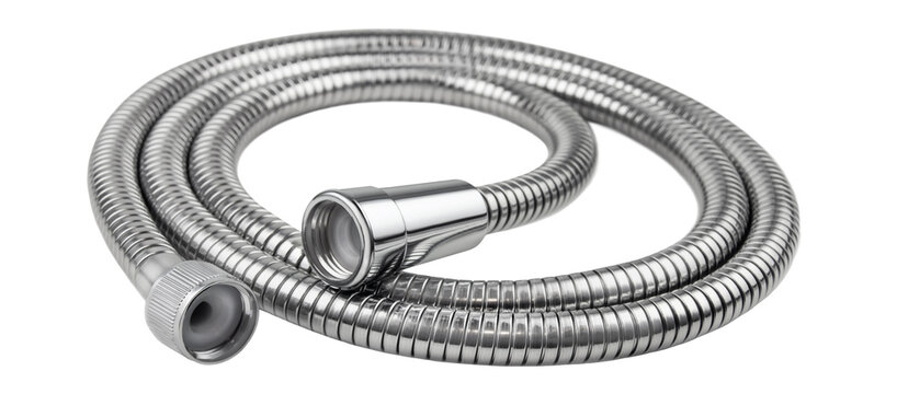 Shower tube isolated against white background