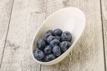 Ripe sweet tasty blueberries heap