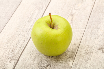 Ripe and sweet green apple
