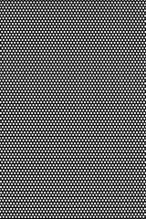 Black mesh geometric seamless pattern isolated on white background