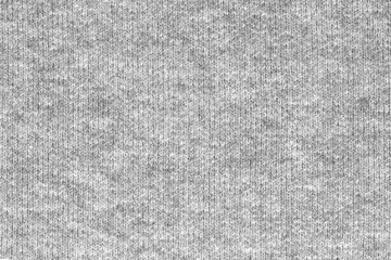 Fototapeta na wymiar Gray natural texture of knitted wool textile material background. grey crochet cotton fabric woven canvas texture. close up