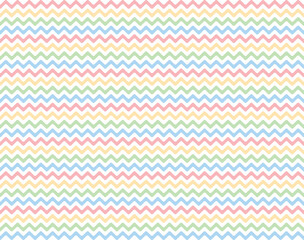 Spring seamless pattern with small color line. Zig zag pattern.
