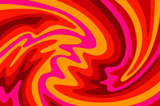 Psychedelic Groovy Abstract Background