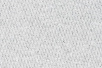 White natural texture of knitted wool textile material background. White crochet cotton fabric woven canvas texture. close up