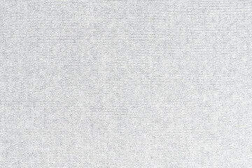 White natural texture of knitted wool textile material background. White crochet cotton fabric...