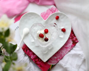 heart on the table, love, valentine's day