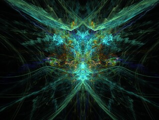 Imaginatory fractal background Image