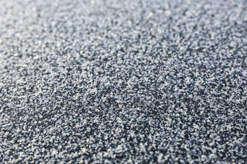 texture of snowflakes on a dark background 