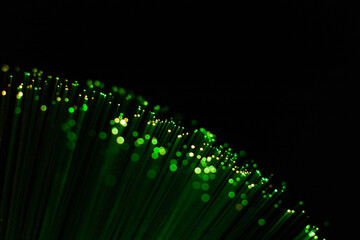 green optical fiber