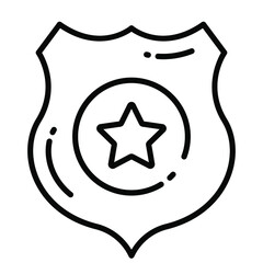 star shield, Protection and security vector icons set cyber computer network business data technology