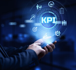 KPI key performance indicator business technology concept.