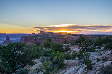 Fototapeta na wymiar Sunset over Canyonlands