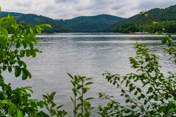 Beautiful landscape near the Vltava river in the Czech Republic