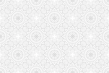 Tragetasche luxury ornamental mandala design background © lovelymandala