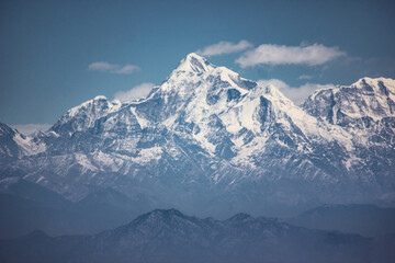Himalayas, is a mountain range in South and East Asia separating the plains of the Indian subcontinent from the Tibetan Plateau. The range has many of Earth's highest peaks,including the Mount Everest