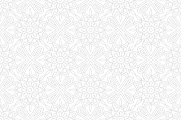 Behang luxury ornamental mandala design background © lovelymandala