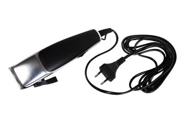 electric hair clipper isolated on white background