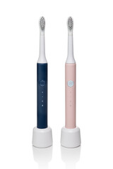 Electric toothbrushes isolated on white background. 