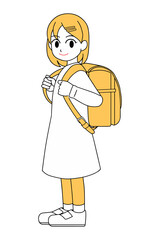 ランドセル女の子