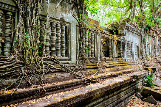 Prasat Beng Mealea temple ruins, Siem Reap, Cambodia