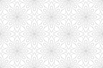 Foto auf Glas luxury ornamental mandala design background © lovelymandala