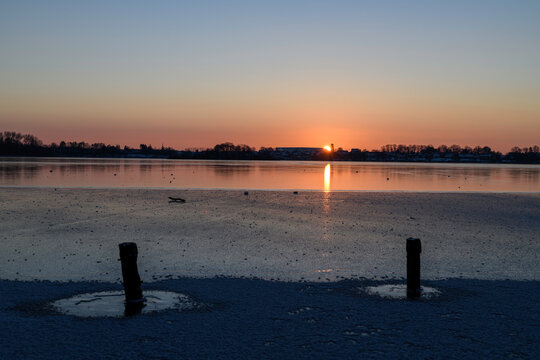 Sunset on the horizon, Schaalsee