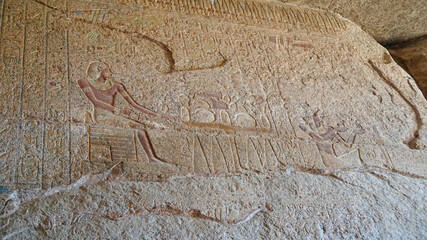 Afryka, Egipt, Luksor, hieroglify, Faraon,  - obrazy, fototapety, plakaty