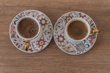 Turkish Coffee with traditional cup “Fincan”